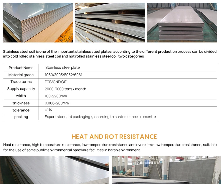 Hot Sale Cheap Price Stainless Steel 201 304 316 409 Plate/Sheet/Coil/Strip/201 Ss 304 DIN 1.4305 Stainless Steel Coil Manufacturers
