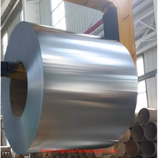 High Strength En 10203 Tinplate Tin Coils 2.8/2.8 Bright Stone Surface T2 T2.5 T3 T5 Dr8 Tin Coating Steel Coil/Plate