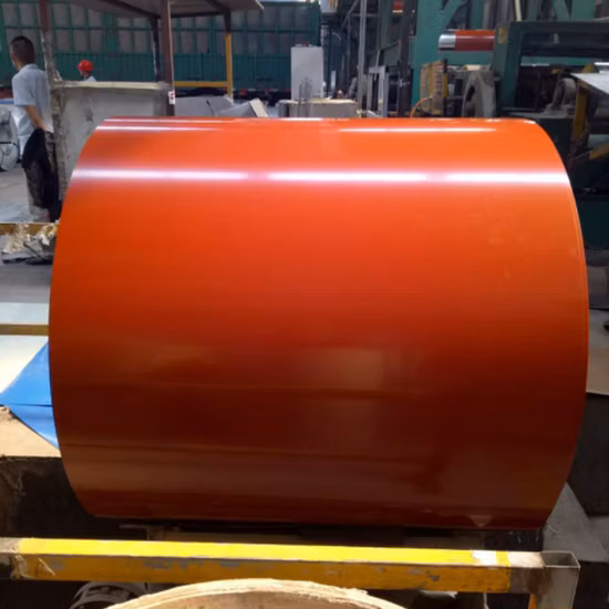 China Factory Hot Selling Color Coated Zinc Strip for Rolling Building PPGI PPGL Steel Coil